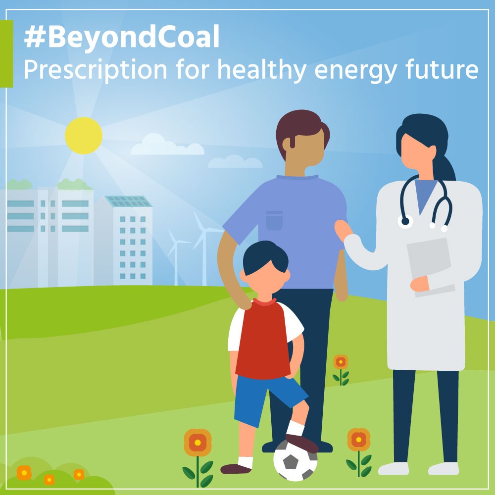 The climate emergency is a medical one – health sector issues prescription for a healthy energy future