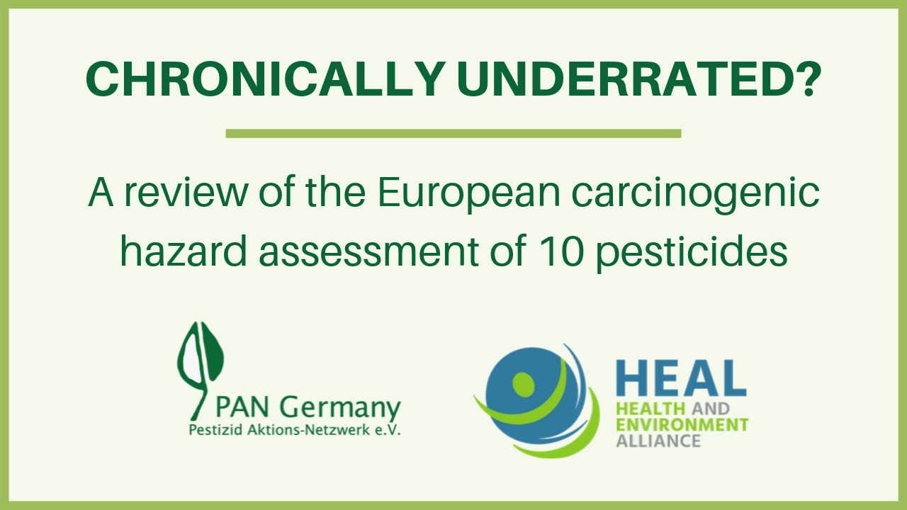 Carcinogenicity assessment was flawed for 4 out of 10 pesticides, new report shows