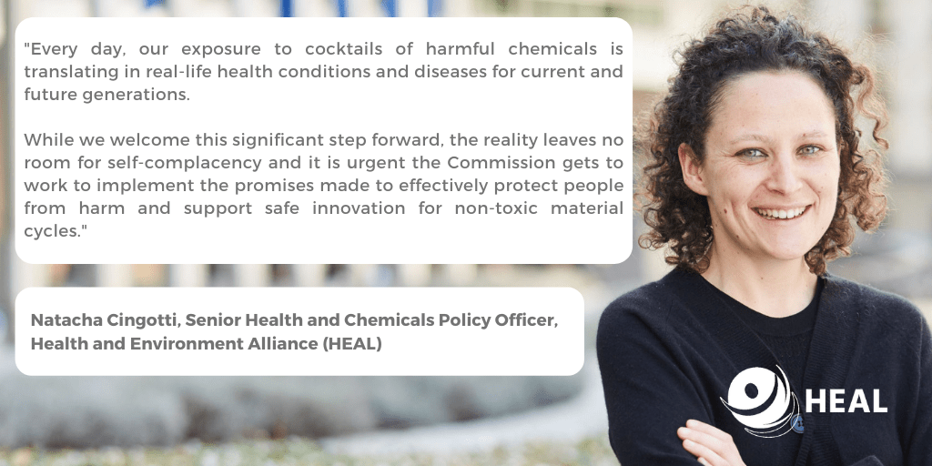 EU chemicals strategy: speedy implementation steps key to truly protect people’s health