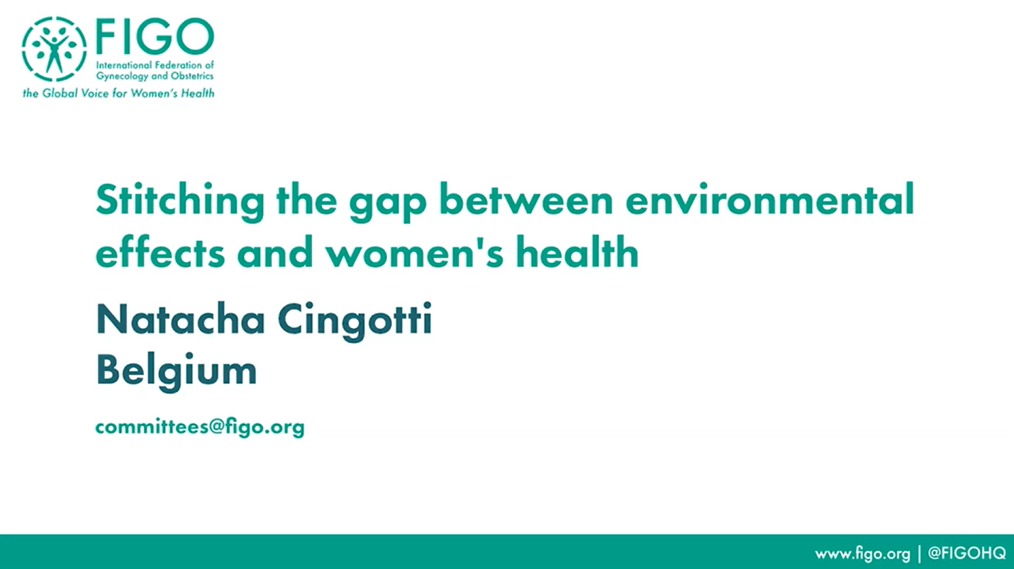 Women’s health and the environment – FIGO’s webinar delves into hazards and their impact